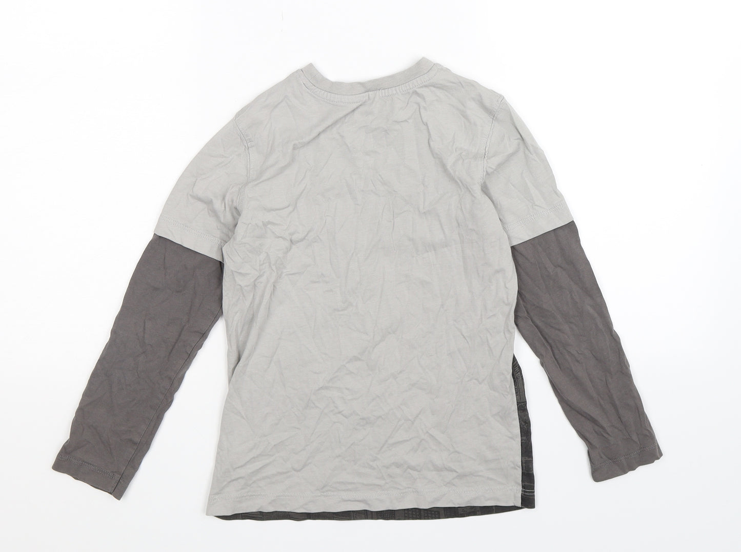 George Boys Grey   Basic T-Shirt Size 7-8 Years  - Batman