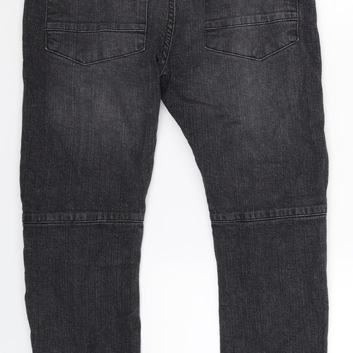 F&F Boys Black  Denim Tapered Jeans Size 9-10 Years