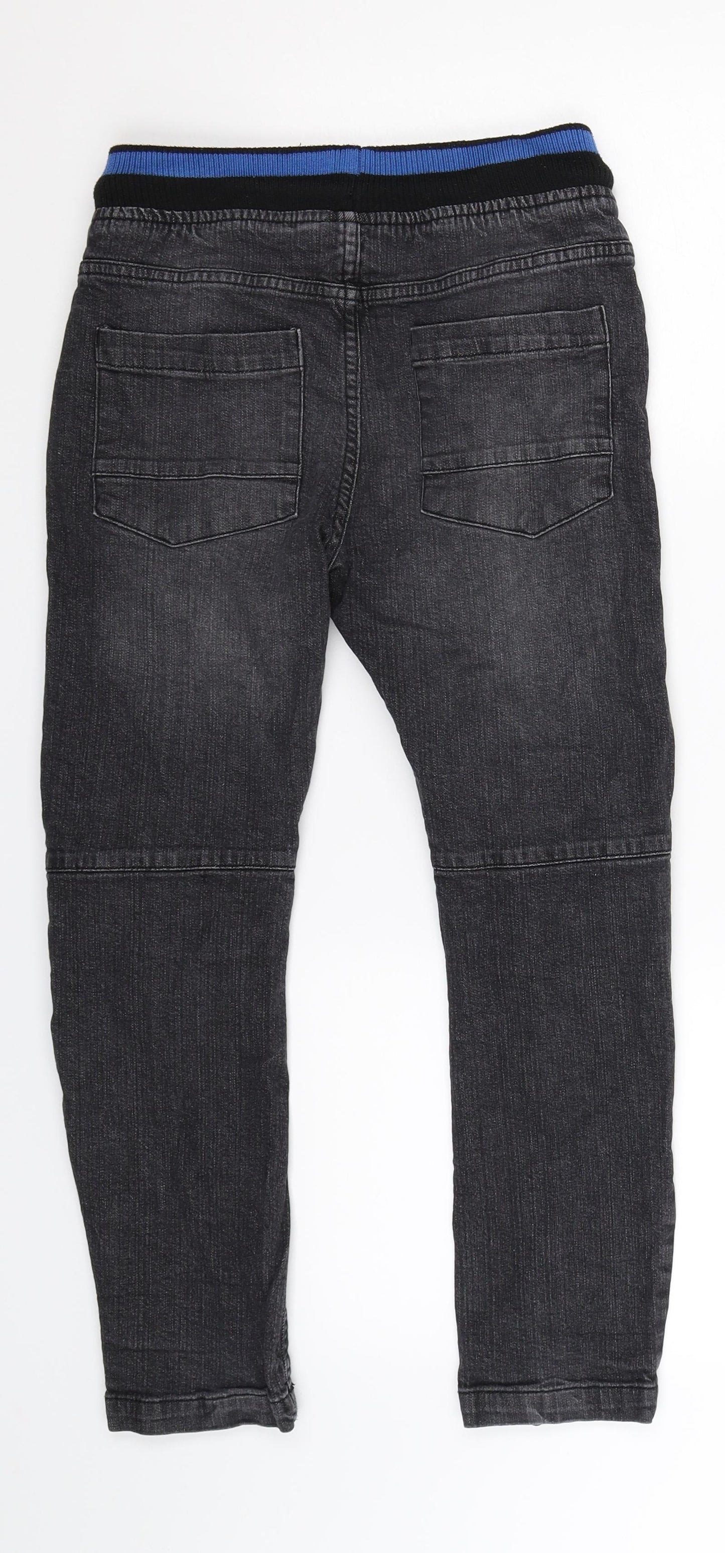 F&F Boys Black  Denim Tapered Jeans Size 9-10 Years