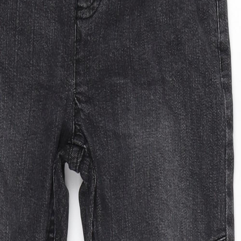 F&F Boys Black  Denim Tapered Jeans Size 9-10 Years