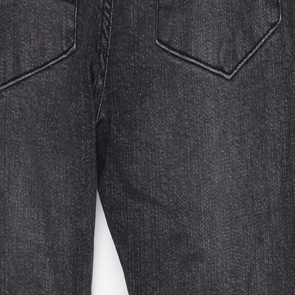 F&F Boys Black  Denim Tapered Jeans Size 9-10 Years