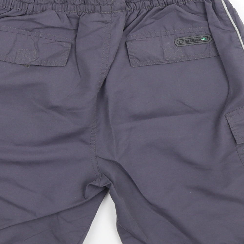 Le Shark Mens Grey   Cargo Shorts Size M