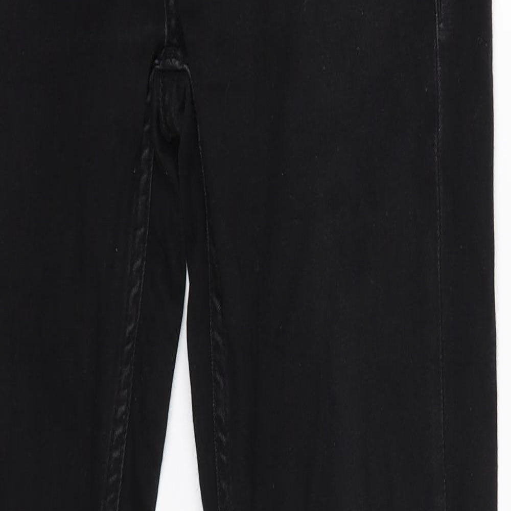 Topman Mens Black  Denim Skinny Jeans Size 32 L29 in