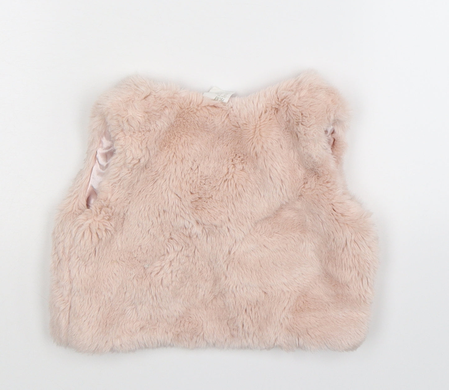 H&M Girls Pink   Gilet Jacket Size 9-12 Months