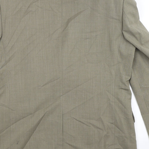 BHS Mens Green   Jacket Suit Jacket Size 38