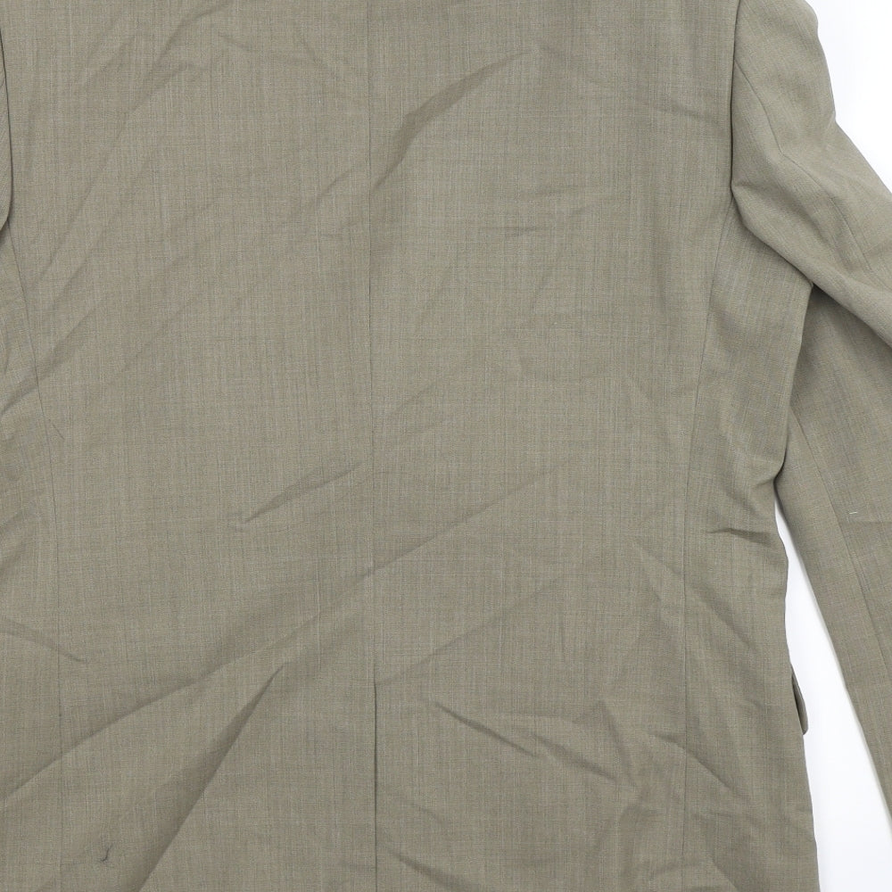 BHS Mens Green   Jacket Suit Jacket Size 38