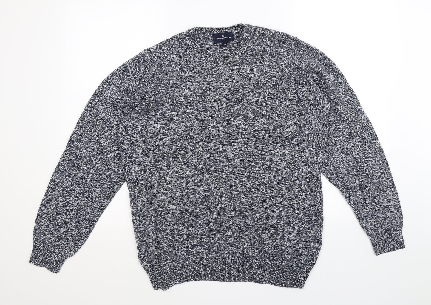 Blue Harbour Mens Blue  Knit Pullover Jumper Size M