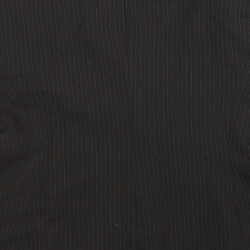 Le Suit Womens Black Striped  Jacket Suit Jacket Size 10