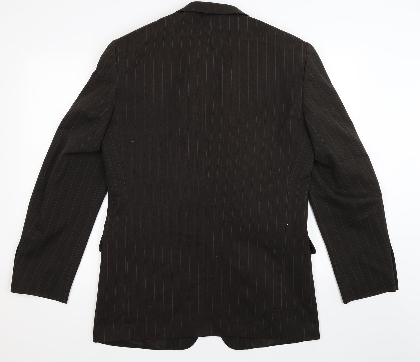 Taylor & Wright Mens Black Striped  Jacket Suit Jacket Size 40