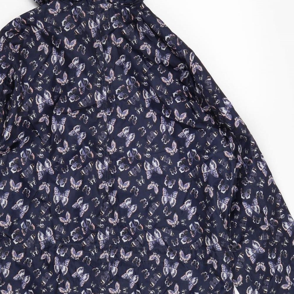 George Womens Blue   Rain Coat Coat Size 14