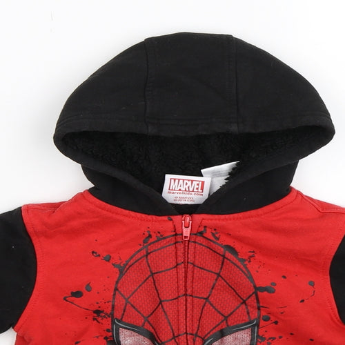 Marve Boys Multicoloured   Full Zip Hoodie Size 4 Years  - Spiderman