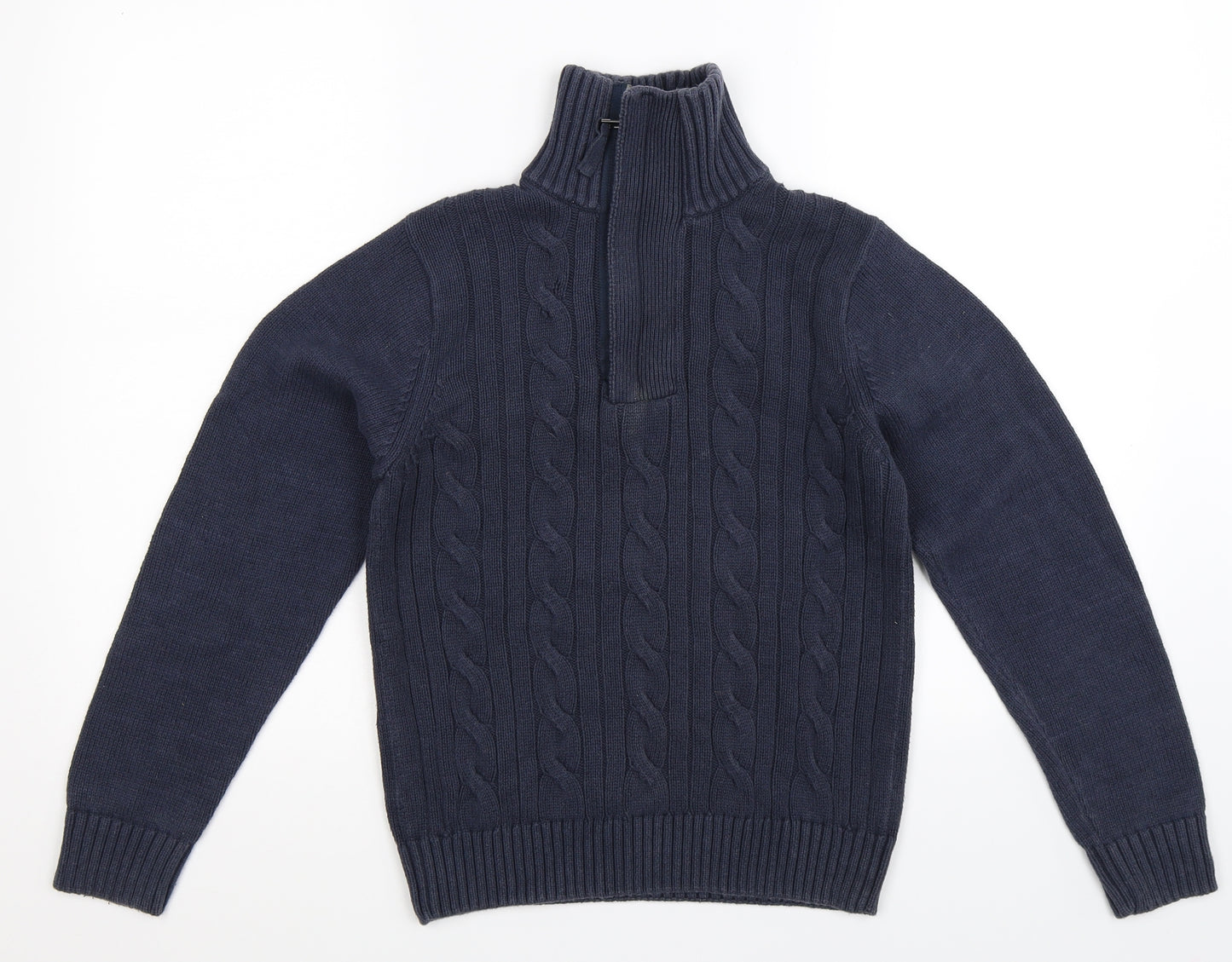 NEXT Boys Blue  Knit Pullover Jumper Size 11 Years
