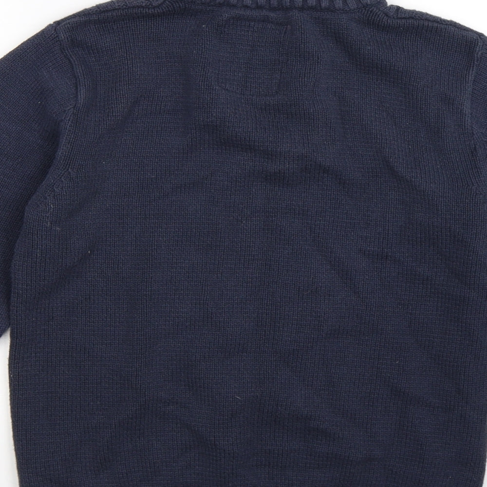 NEXT Boys Blue  Knit Pullover Jumper Size 11 Years