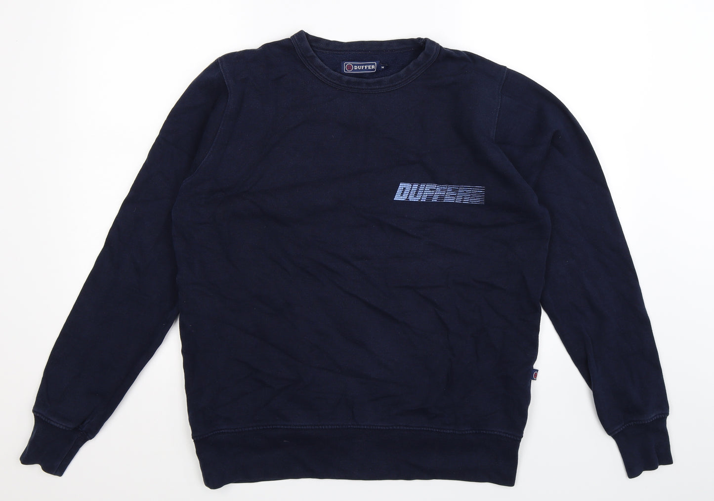 Duffer of St. George Mens Blue   Pullover Sweatshirt Size M