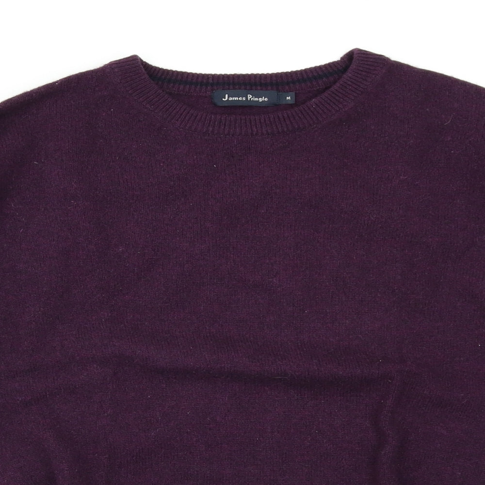 James Pringle Mens Purple   Pullover Jumper Size M