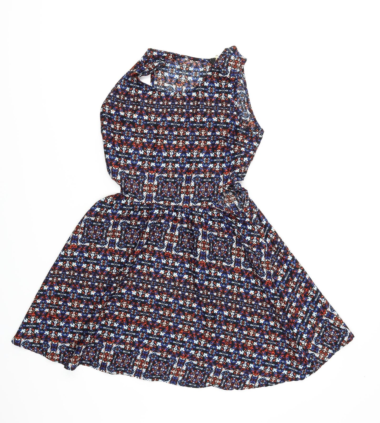 Atmosphere Womens Multicoloured Geometric  Fit & Flare  Size 10