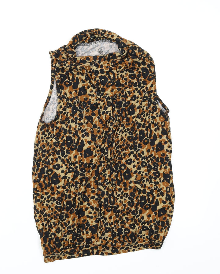 NEXT Womens Multicoloured Animal Print  Basic Tank Size 6