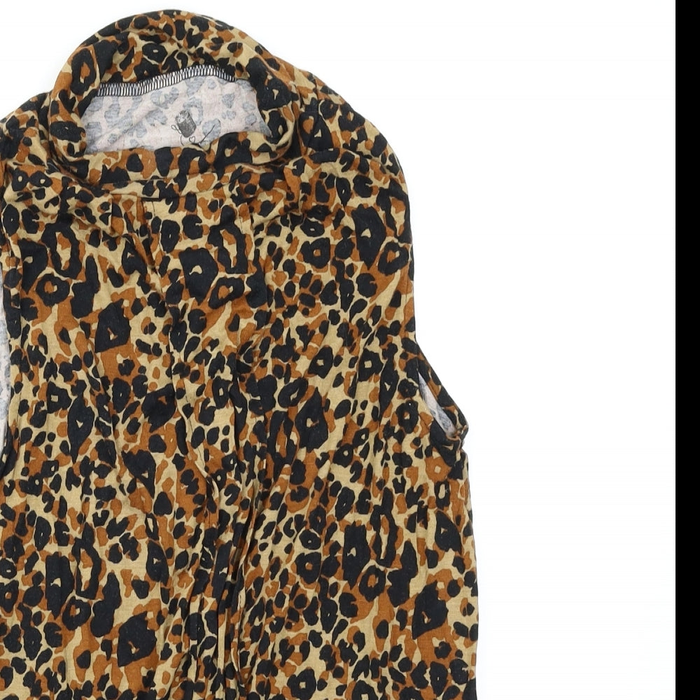 NEXT Womens Multicoloured Animal Print  Basic Tank Size 6