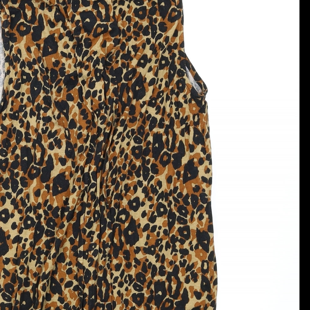 NEXT Womens Multicoloured Animal Print  Basic Tank Size 6