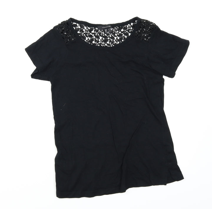 Atmosphere Womens Black   Basic T-Shirt Size 6