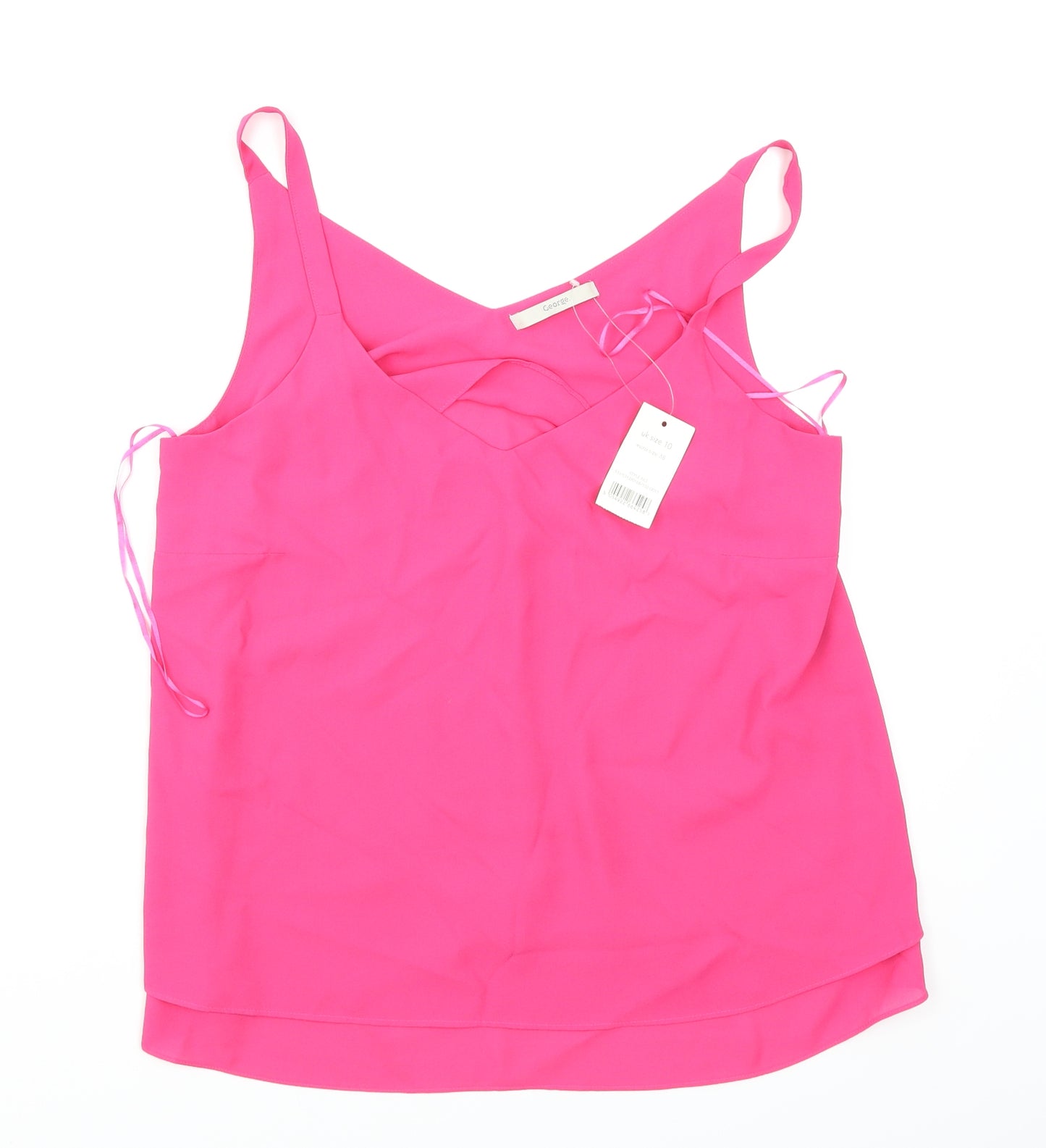George Womens Pink   Camisole Blouse Size 10
