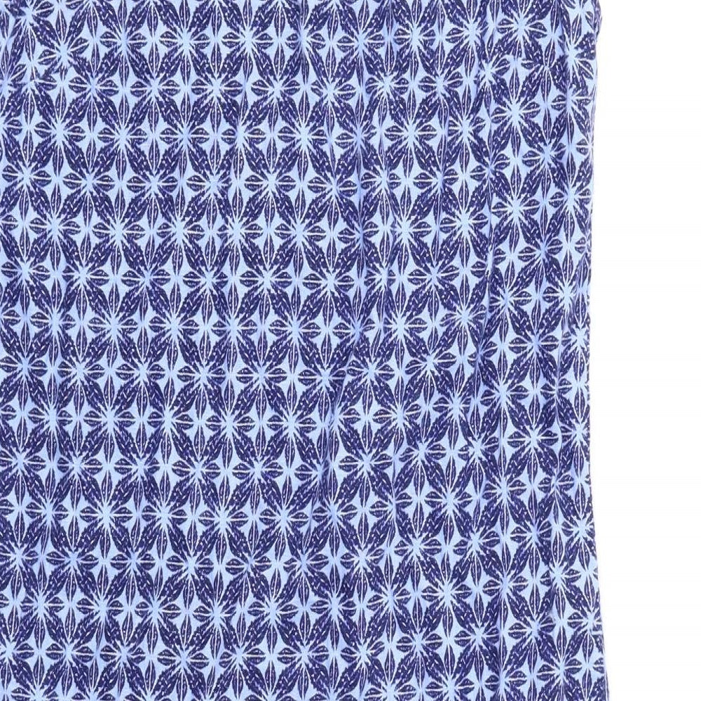 NEXT Womens Blue Geometric  Tank Dress  Size 6