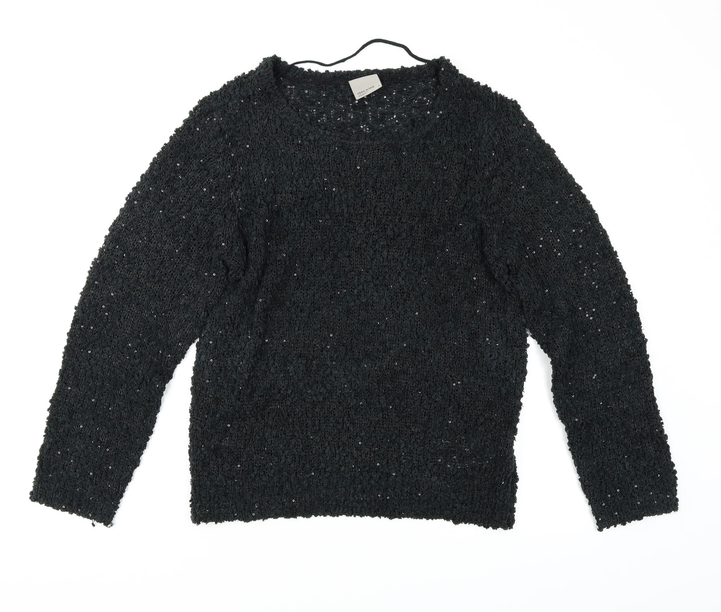 VERO MODA Womens Black   Pullover Jumper Size XL