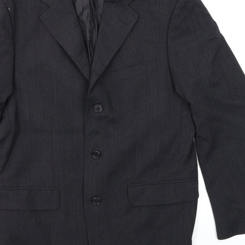 Patrick Bernard Mens Black   Jacket Suit Jacket Size 38