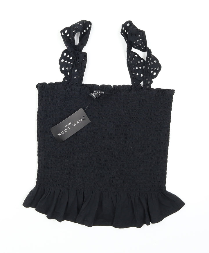 New Look Womens Black   Camisole Blouse Size L