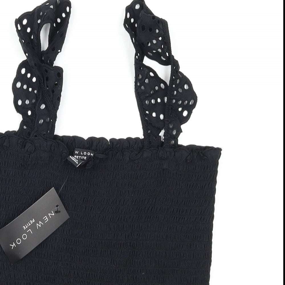 New Look Womens Black   Camisole Blouse Size L