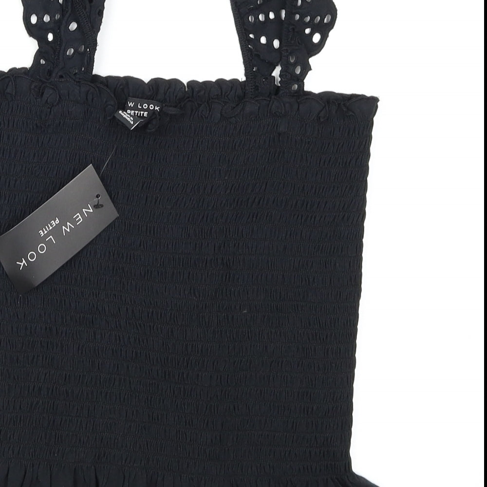 New Look Womens Black   Camisole Blouse Size L