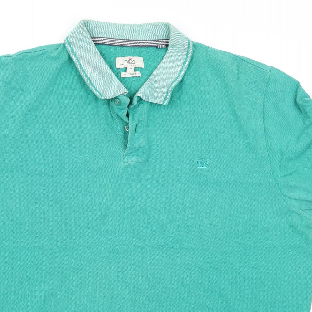 NEXT Mens Green    Polo Size XL