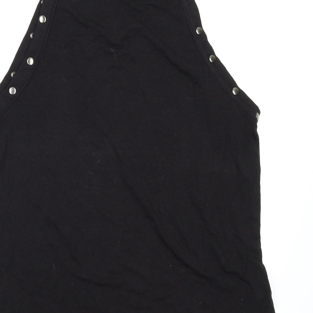 New Look Womens Black   Basic Tank Size 8