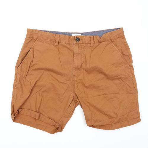NEXT Mens Orange   Chino Shorts Size 38 in