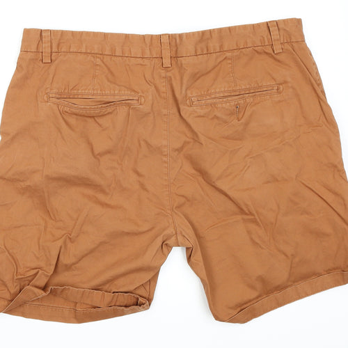 NEXT Mens Orange   Chino Shorts Size 38 in