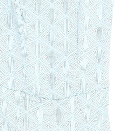 Atmospherre Womens Blue Argyle/Diamond  Bodycon  Size 6