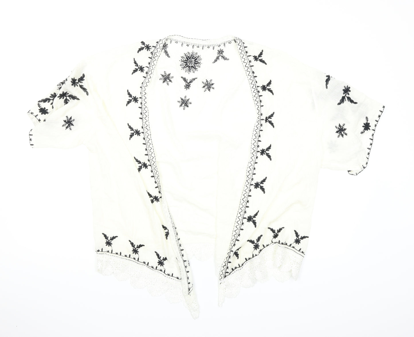 Preworn Womens White   Wrap Jumper Size M