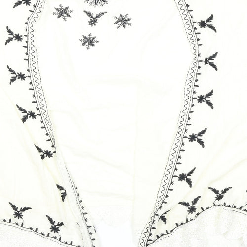 Preworn Womens White   Wrap Jumper Size M