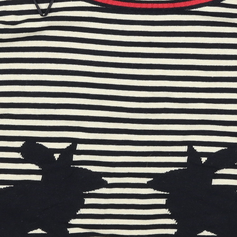 F&F Womens Multicoloured Striped  Pullover Jumper Size 10