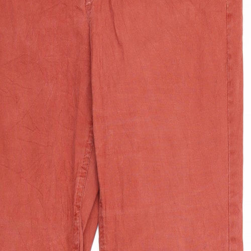 collection by vackmox Mens Orange  Corduroy Trousers  Size 31 L30 in