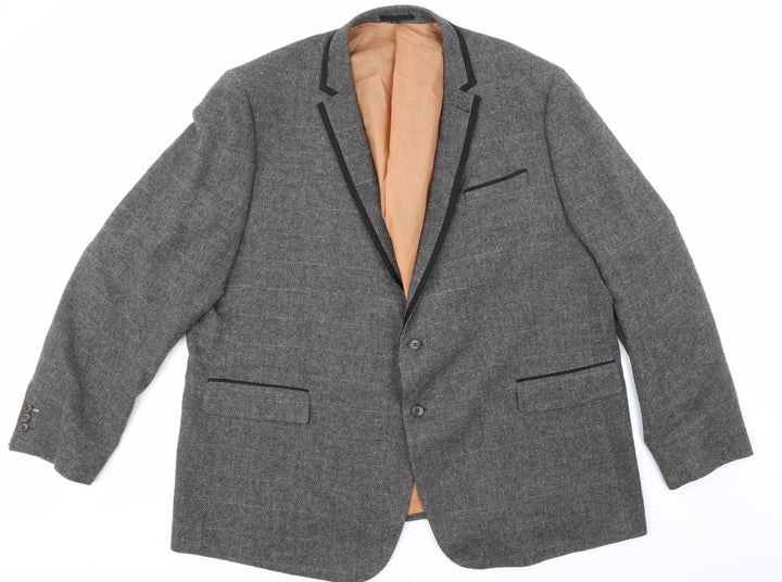 Preworn Mens Beige Check Jacket Suit Jacket