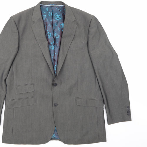Jacamo Mens Grey   Jacket Suit Jacket