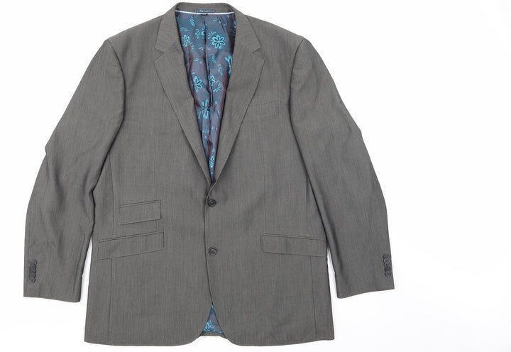 Jacamo Mens Grey   Jacket Suit Jacket
