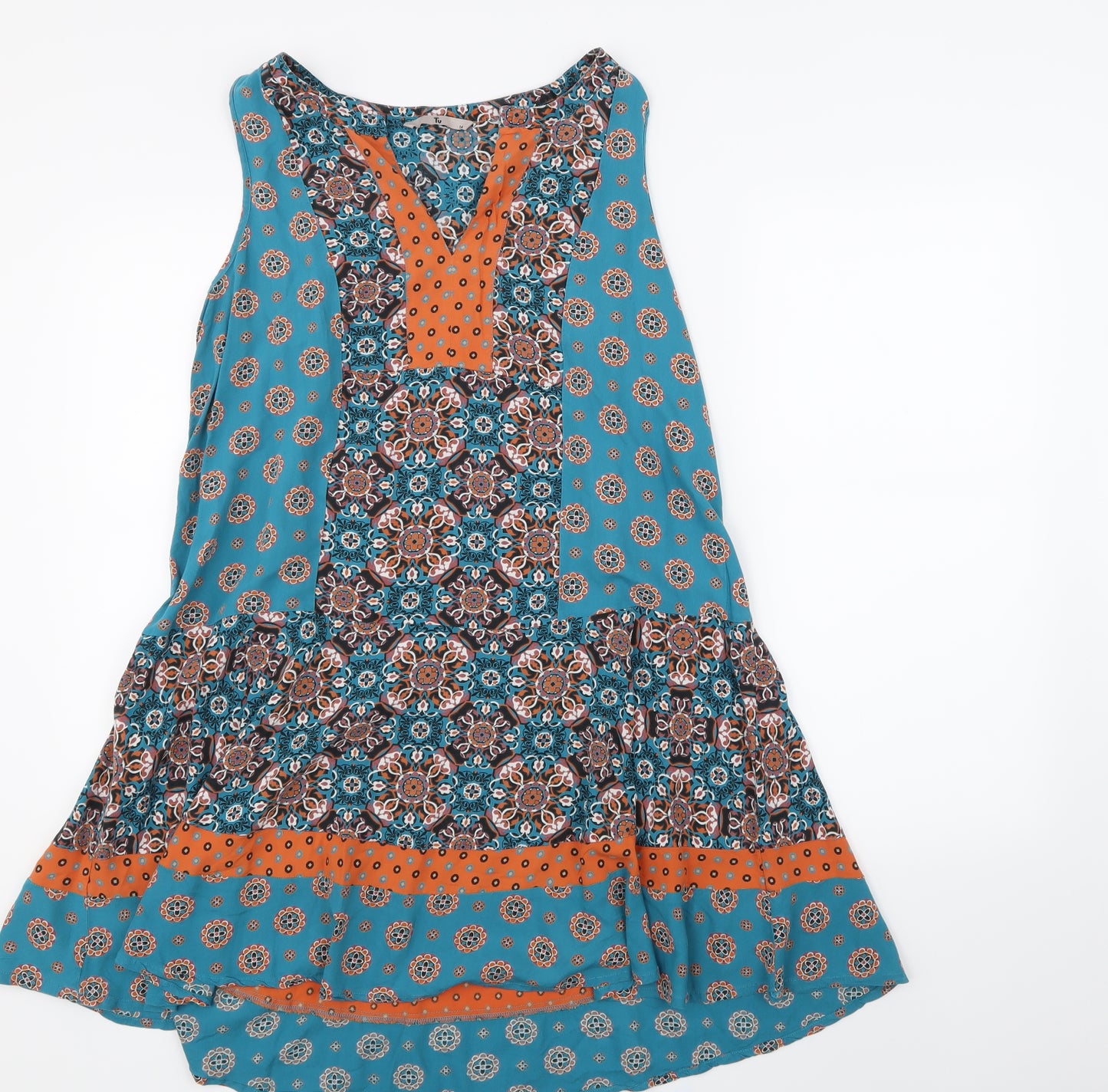 TU Womens Multicoloured Floral  A-Line  Size 14