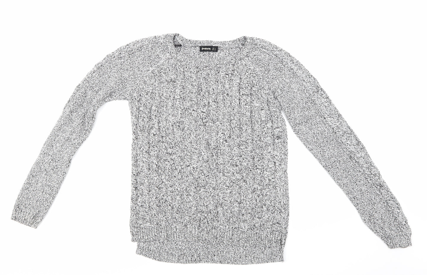 Stradavarius Mens Grey   Pullover Jumper Size S