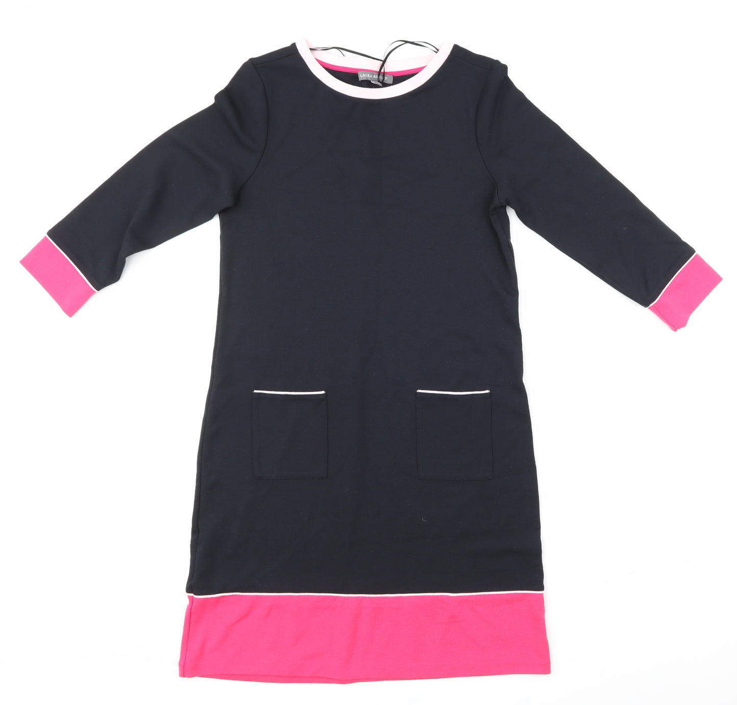 Laura Ashley Womens Multicoloured Colourblock  Pencil Dress  Size 10