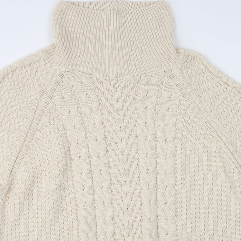 TU Womens White Argyle/Diamond  Pullover Jumper Size 16