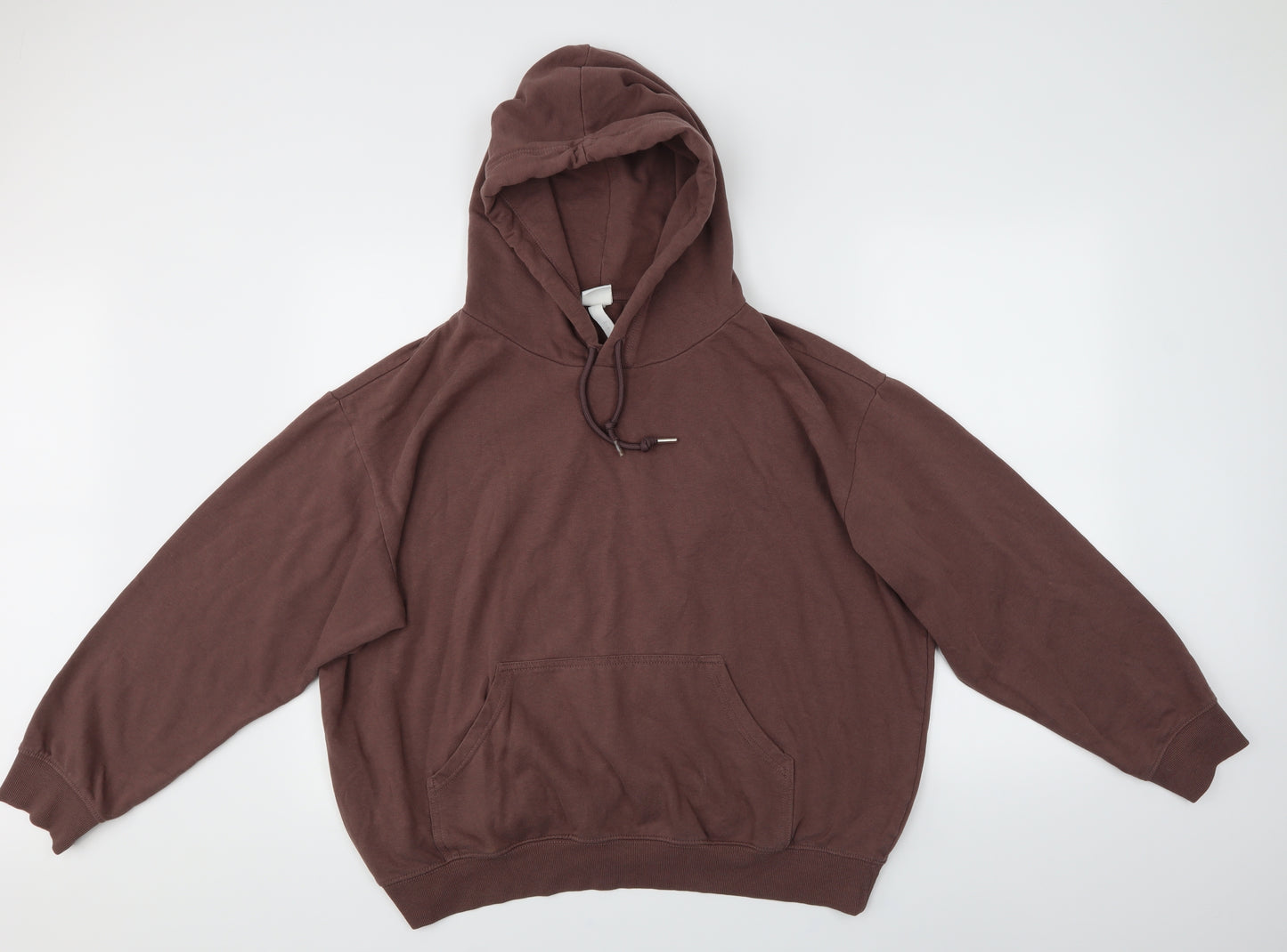 H&M Womens Brown   Pullover Hoodie Size L