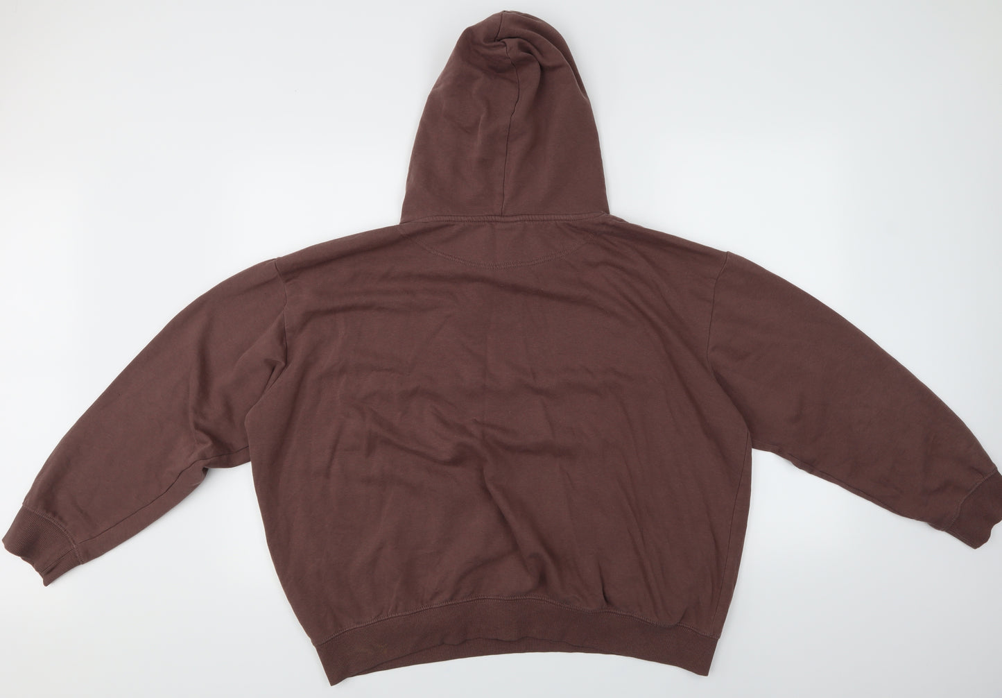 H&M Womens Brown   Pullover Hoodie Size L