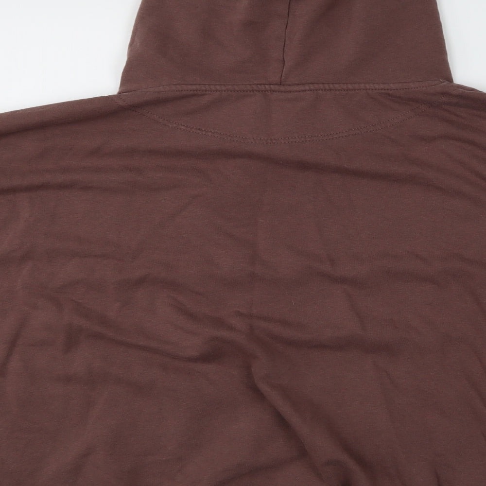 H&M Womens Brown   Pullover Hoodie Size L